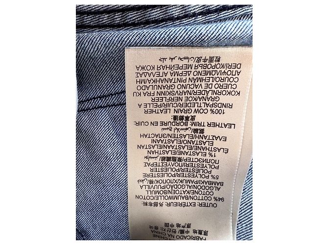 Vaqueros Burberry Brit Skinny de Tiro Bajo Azules Denim W26 - vista 3