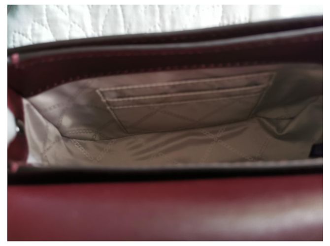 Borsa a tracolla Michael Kors in pelle rosso scuro Bordò - vista 15