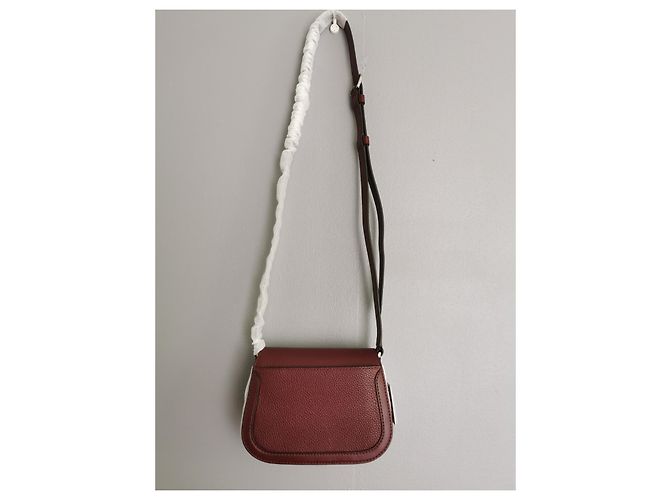 Borsa a tracolla Michael Kors in pelle rosso scuro Bordò - vista 3