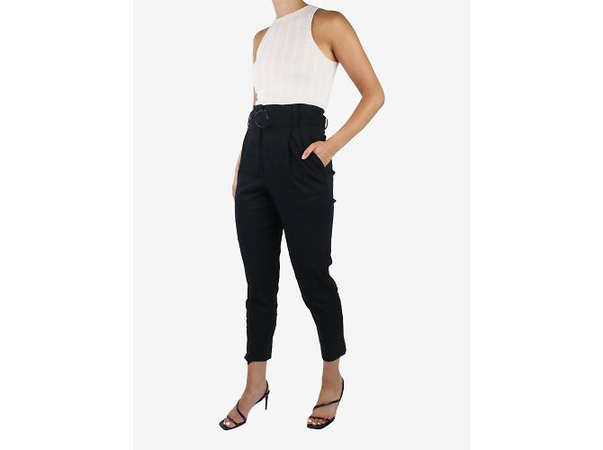 A.L.C Schwarze Hose mit Gürtel – Größe US 2 - Ansicht 2