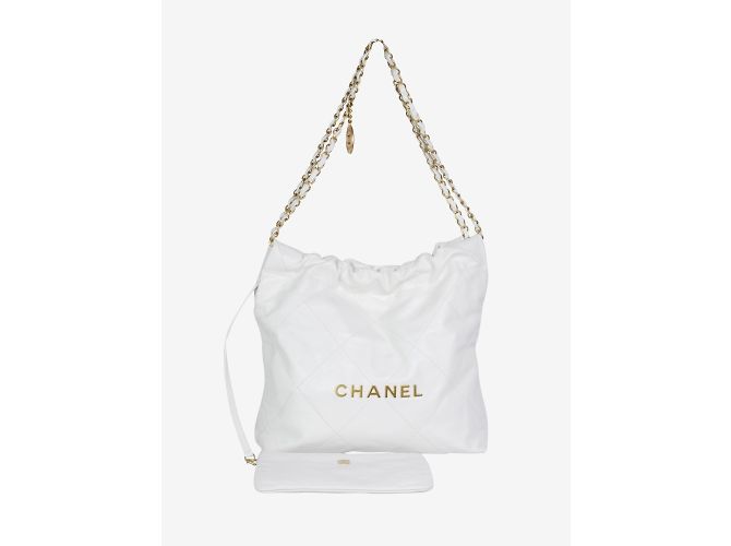 Chanel 22 Chanel Blanc petit 22 Sac à main - vue 11
