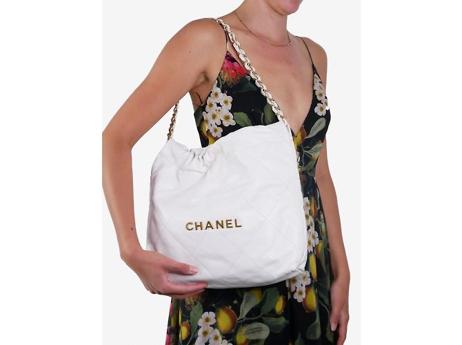 Chanel 22 Chanel Blanc petit 22 Sac à main - vue 2