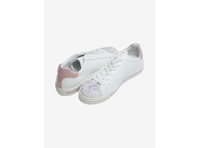Rene Caovilla Baskets blanches à paillettes - taille EU 39 - vue 3