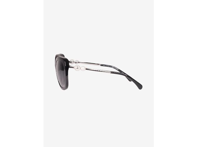 Chanel Gafas de sol oversize negras Negro - vista 5
