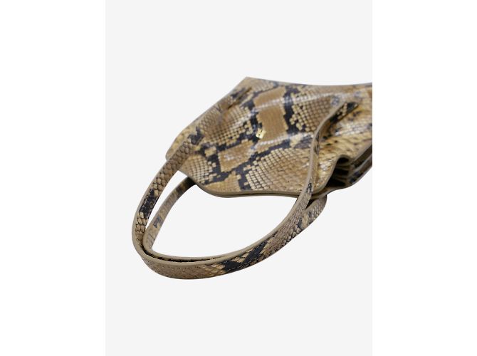 Rouje Bolsa de pele de cobra neutra - vista 4