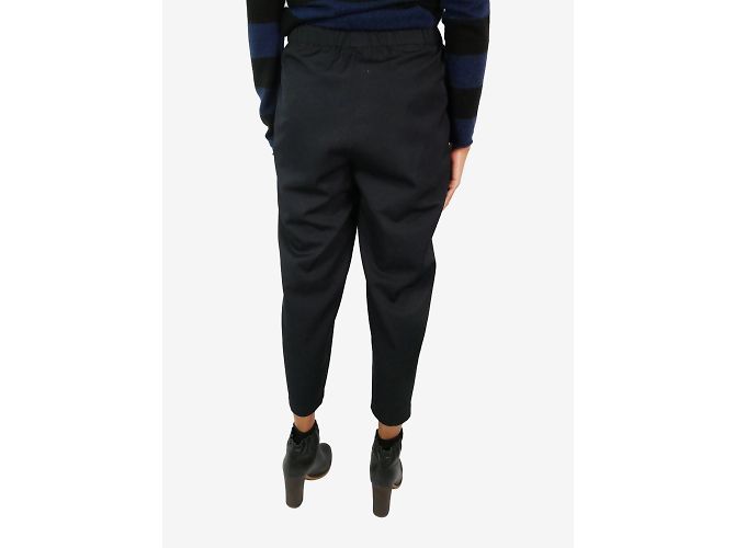 Comme Des Garcons Blue elasticated trousers - size S - view 2