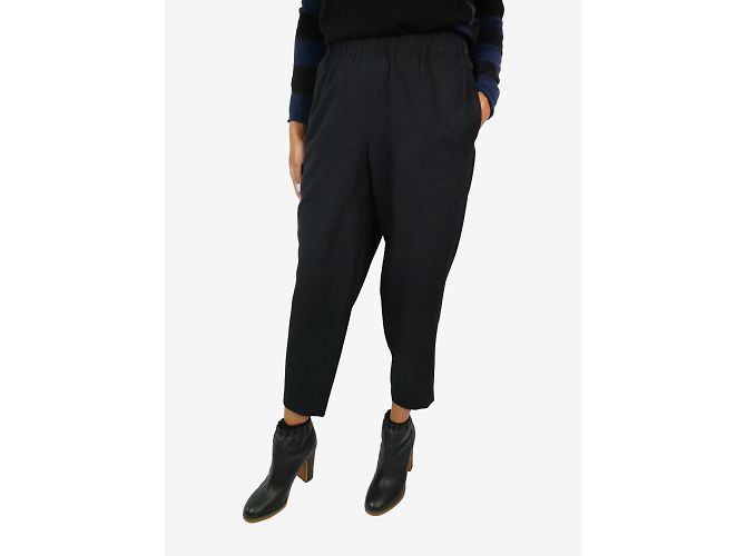 Comme Des Garcons Blue elasticated trousers - size S - view 3