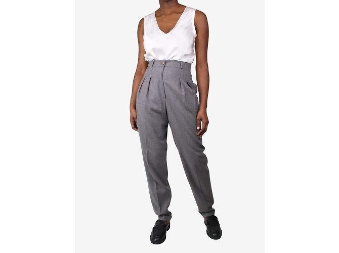 Hermès Grey trousers - size FR 40 - view 2
