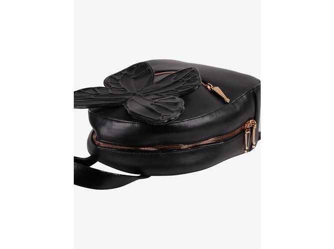 Sophia webster Zaino farfalla Kiko in pelle nera - vista 4