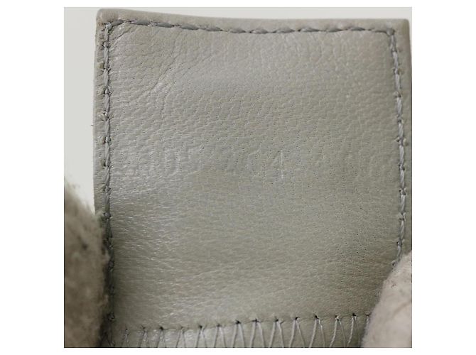 FENDI Borsa a spalla Mamma Baguette Cotone Bianco Auth 47107 - vista 12