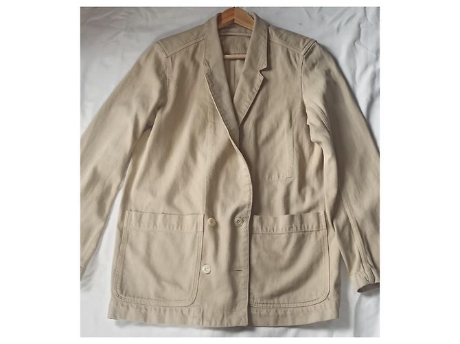 Lemaire Blazer Beige Baumwolle - Ansicht 3