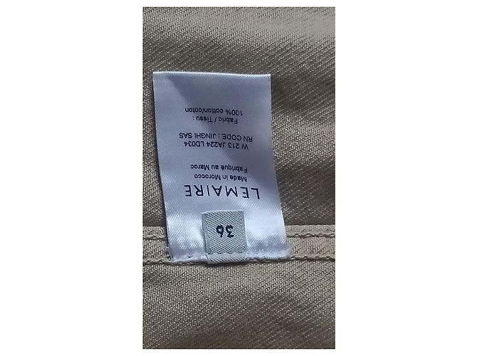 Lemaire Blazer Beige Baumwolle - Ansicht 7
