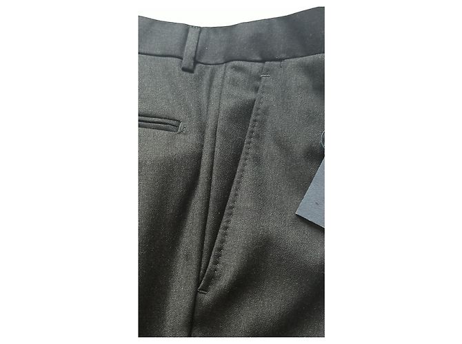 Autre Marque BRIAN HAMILTON Wool Pants Black - view 6