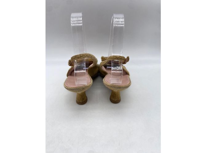 Sandali Prada T.EU 36.5 Tessuto Beige - vista 5