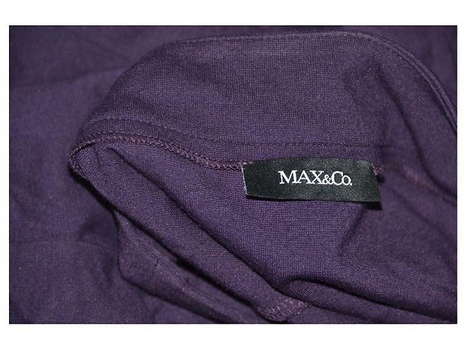 Abito mini Max & Co viola scuro viscosa - vista 4