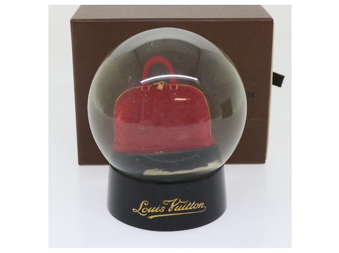 LOUIS VUITTON Snow Globe Alma VIP Limited Trasparente Rosso LV Auth 21262 - vista 12