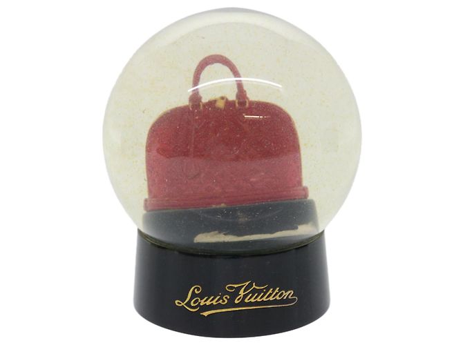 LOUIS VUITTON Snow Globe Alma VIP Limited Trasparente Rosso LV Auth 21262 - vista 13