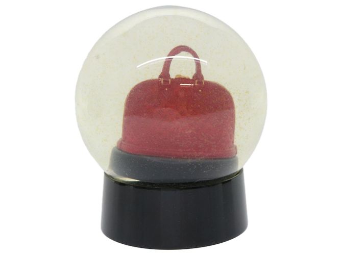 LOUIS VUITTON Snow Globe Alma VIP Limited Trasparente Rosso LV Auth 21262 - vista 2