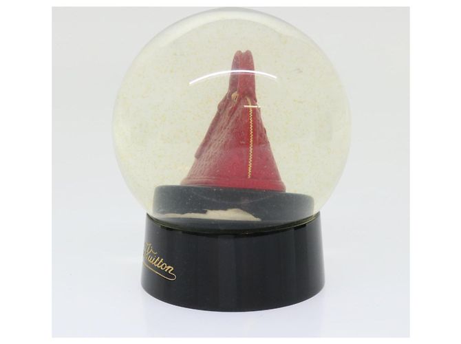 LOUIS VUITTON Snow Globe Alma VIP Limited Trasparente Rosso LV Auth 21262 - vista 3