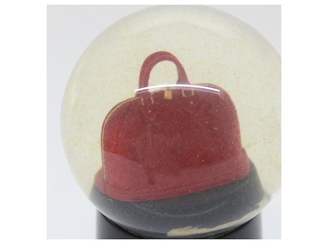 LOUIS VUITTON Snow Globe Alma VIP Limited Trasparente Rosso LV Auth 21262 - vista 6