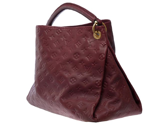 Borsa Artsy LOUIS VUITTON in pelle Bordeaux - 101294 Bordò - vista 4