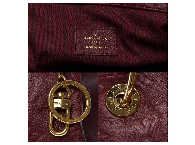 Borsa Artsy LOUIS VUITTON in pelle Bordeaux - 101294 Bordò - vista 5