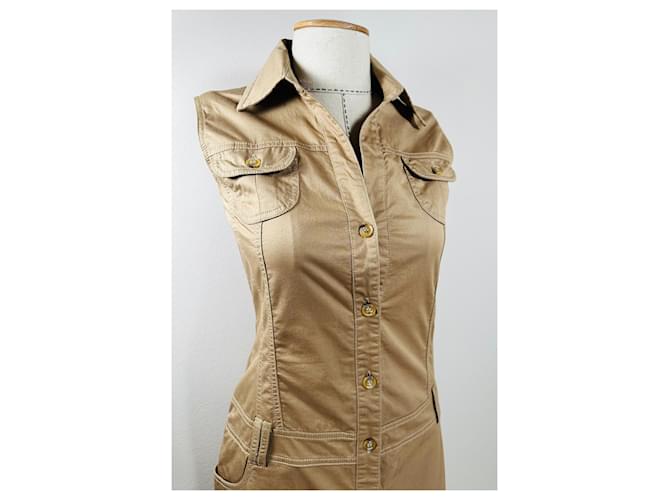 Vestido Bogner Beige de Algodón - vista 2