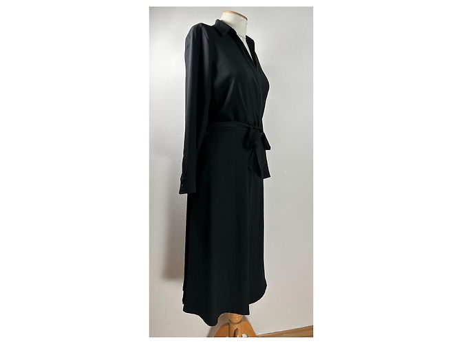 Ralph Lauren Kleid Schwarz Polyester - Ansicht 3