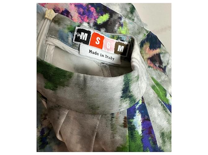 Abito Msgm Multicolore in Viscosa - vista 4