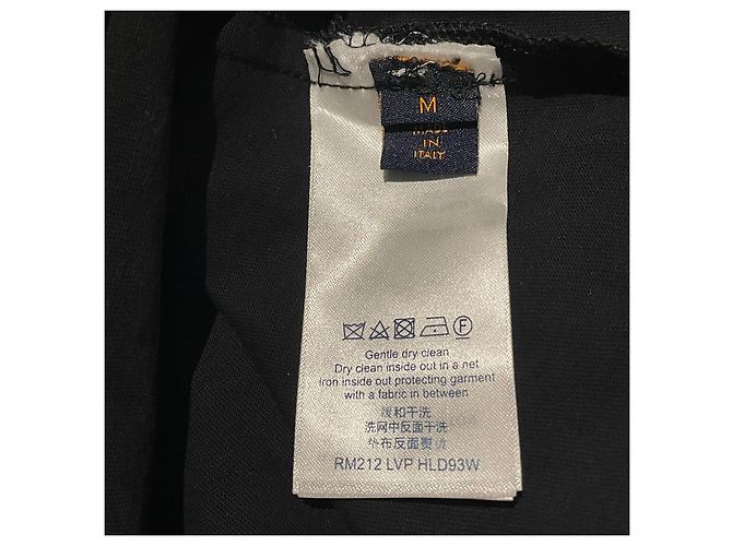 Montsouris T-shirt Louis Vuitton Catena color oro (M-size) Nero - vista 4