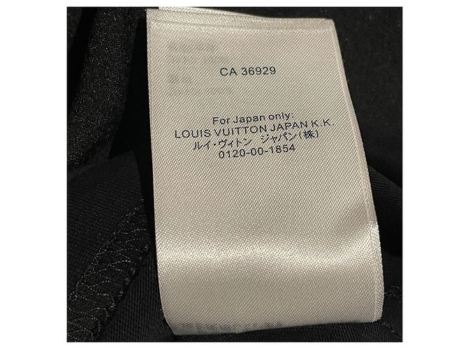 Montsouris T-shirt Louis Vuitton Catena color oro (M-size) Nero - vista 5