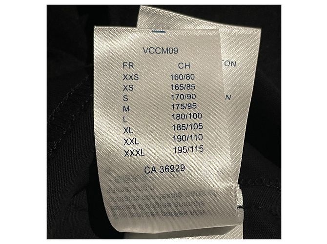 Montsouris T-shirt Louis Vuitton Catena color oro (M-size) Nero - vista 6