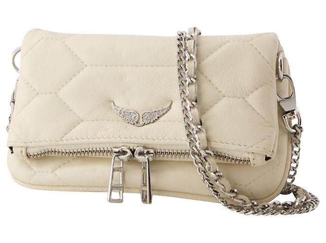 Bolsa Hobo Rock Nano - Zadig & Voltaire - Couro - Branco - vista 2