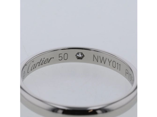 Cartier Platin 1895 Diamant-Ehering B4057700 - Ansicht 5