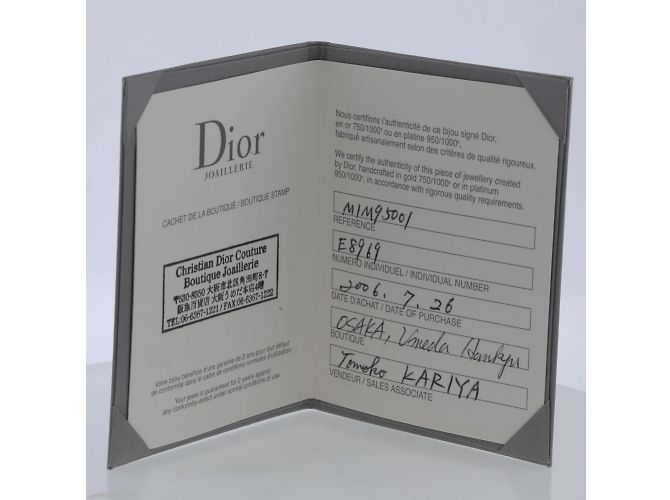 Dior 18k Collana con pendente in oro e diamanti MIM95001 - vista 8