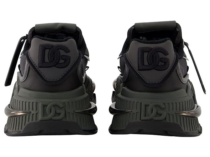 Dolce & Gabbana Airmaster Sneakers - Dolce&Gabbana - Leather - Black - view 3