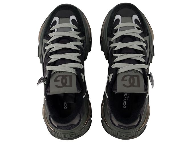 Dolce & Gabbana Airmaster Sneakers - Dolce&Gabbana - Leather - Black - view 4