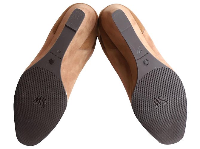 Stivali al ginocchio Stuart Weitzman Blaire in pelle scamosciata marrone - vista 5