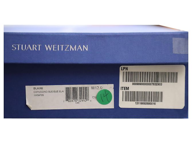 Stivali al ginocchio Stuart Weitzman Blaire in pelle scamosciata marrone - vista 8