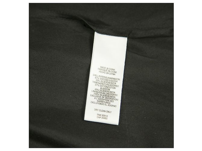 Juicy Couture Schwarzes seidiges Devore-Velours-Minikleid mit Blumenperlen, Größe 8 - Ansicht 6