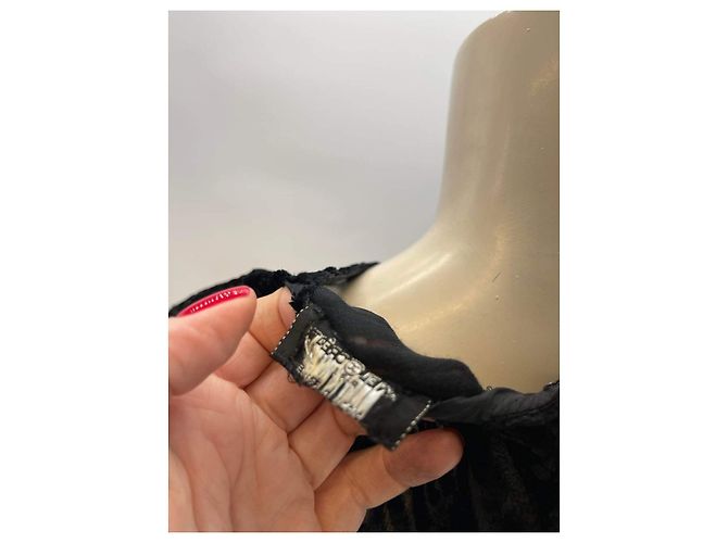 Cambon Vintage Chanel Samtkleid Schwarz - Ansicht 4