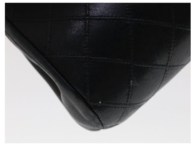 CHANEL Beutel Lammfell Schwarz CC Auth 47074 - Ansicht 15
