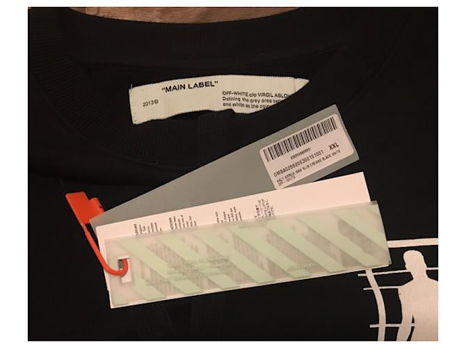 Off White Off-White Schwarzer Baumwoll Sweatshirt XXL - Ansicht 3
