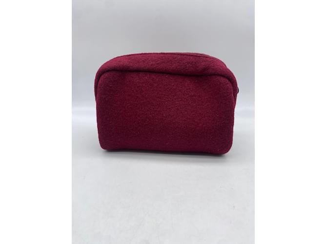 CHANEL Pochette T.  WOOL Bordò - vista 2