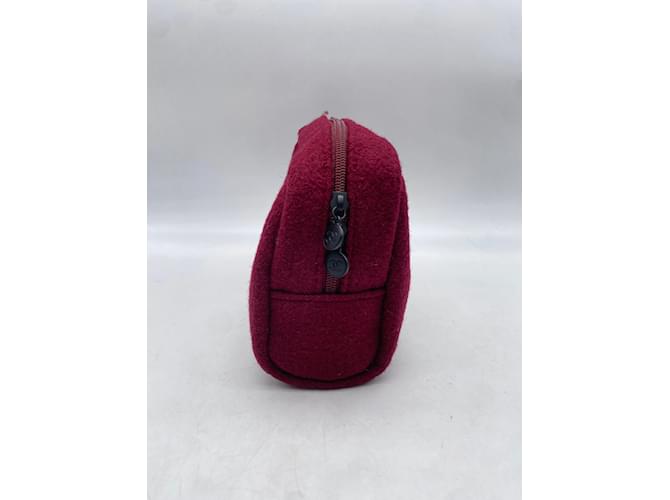 CHANEL Pochette T.  WOOL Bordò - vista 3