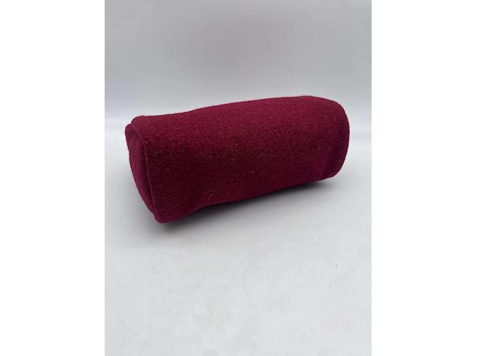 CHANEL Pochette T.  WOOL Bordò - vista 4
