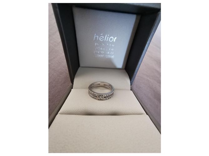 Autre Marque Anello in oro bianco con diamanti - vista 3