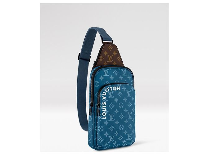 Louis Vuitton Borsa a tracolla LV Avenue NM Blu - vista 3