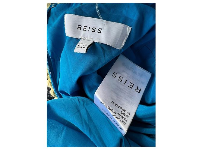 Reiss Kleid aus blauer Viskose - Ansicht 2