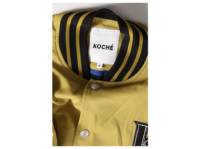 Autre Marque Cook Unisex Bomberjacke Grün Wollmischung Mehrfarben - Ansicht 5